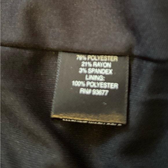 NWT Liz Claiborne Black 3/4 Sleeve Dress, 16, chic, professional, Madison Avenue - Picture 3 of 8